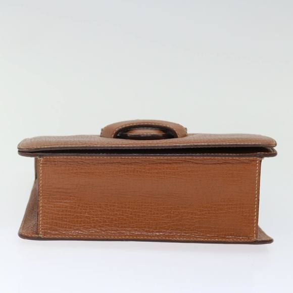 LOEWE Hand Bag Leather Brown Auth 71590 - Picture 5 of 16